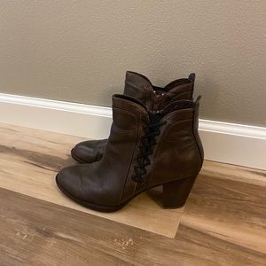 Soft, Smoke colored booties. Almost new condition.